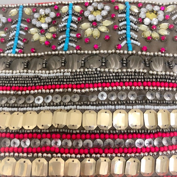 Big Buddha Boho Beaded Tapestry Boho Tote Bag - Picture 6 of 8